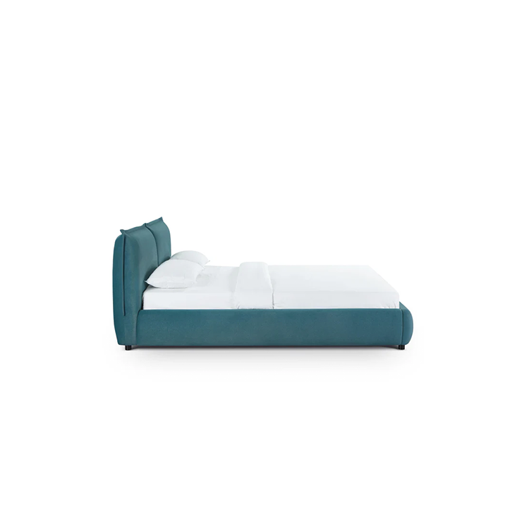 Mel Mohei Velvet Queen Bed, Teal