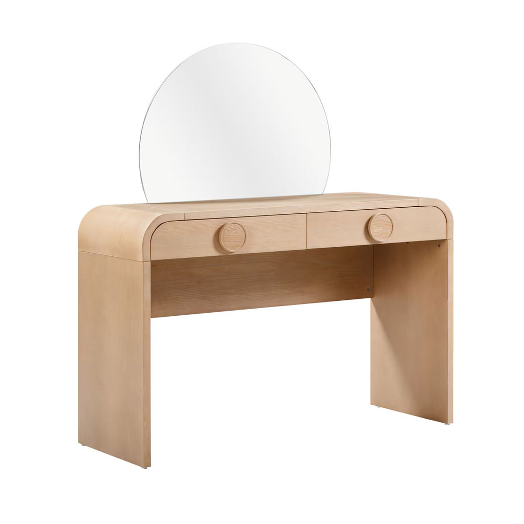 Moonrise Vanity Desk with Mirror