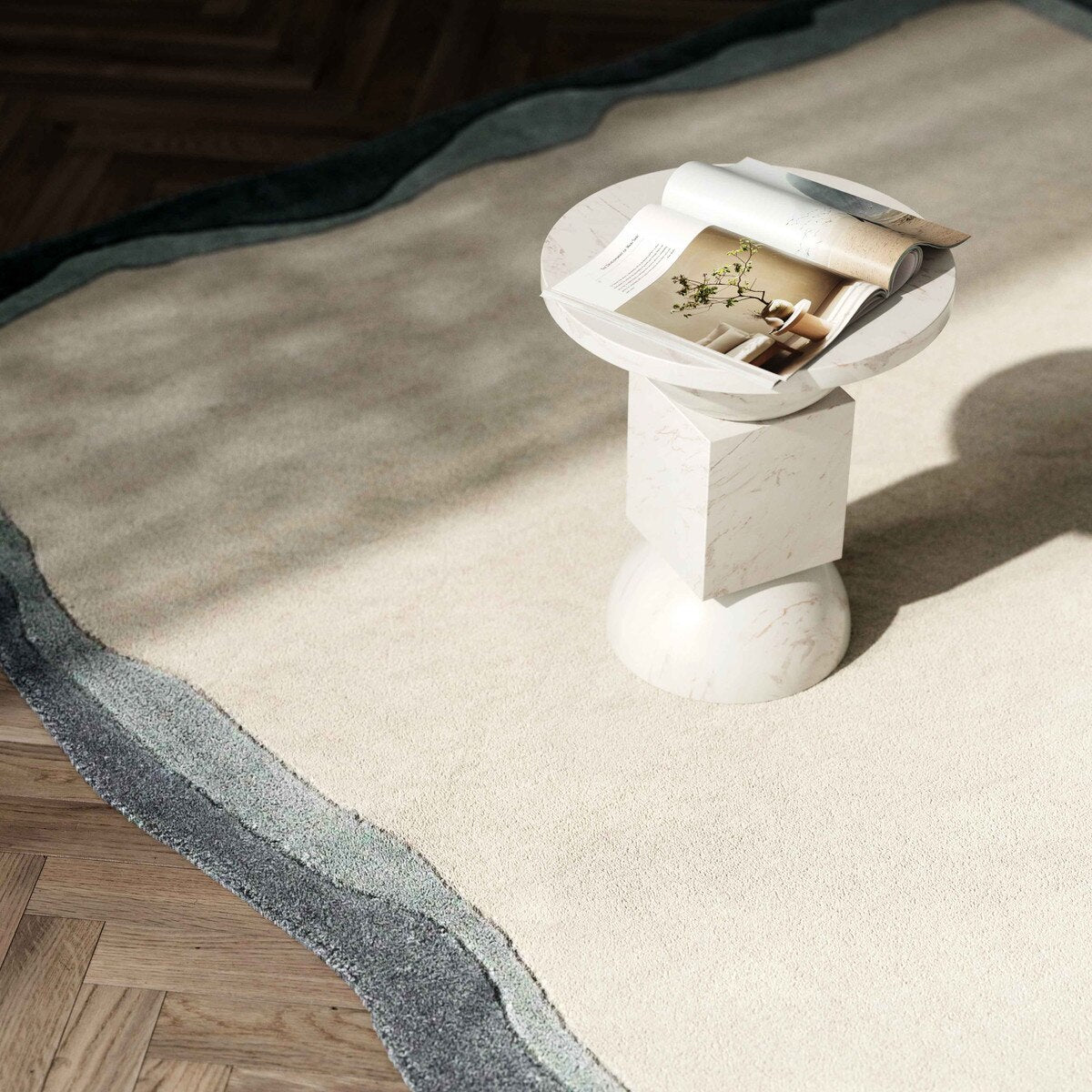 Tamy Grey 5'x7' Rectangular Floor Rug