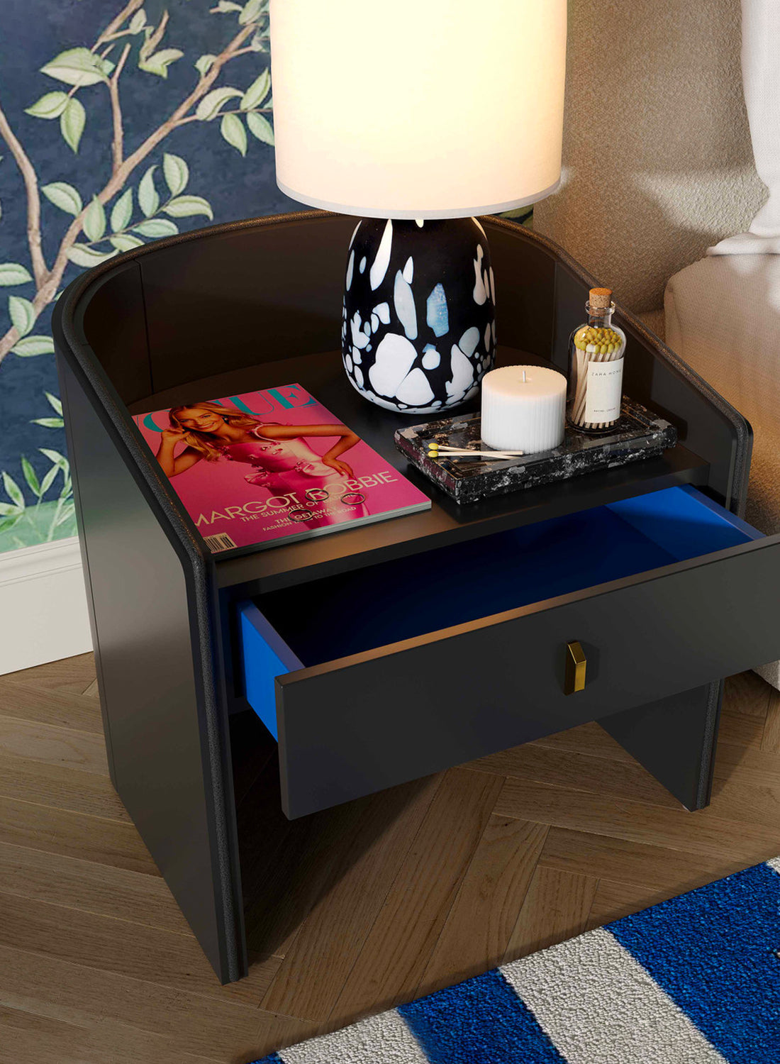Colleen Nightstand, Black
