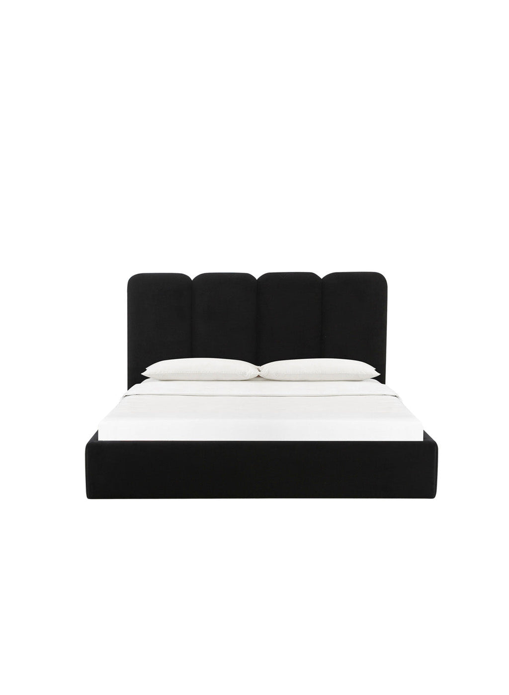 Parav Velvet Bed, black