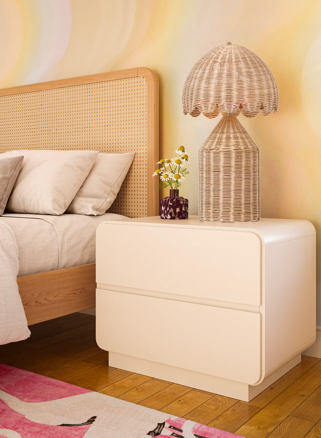 Sabrina Nightstand, cream