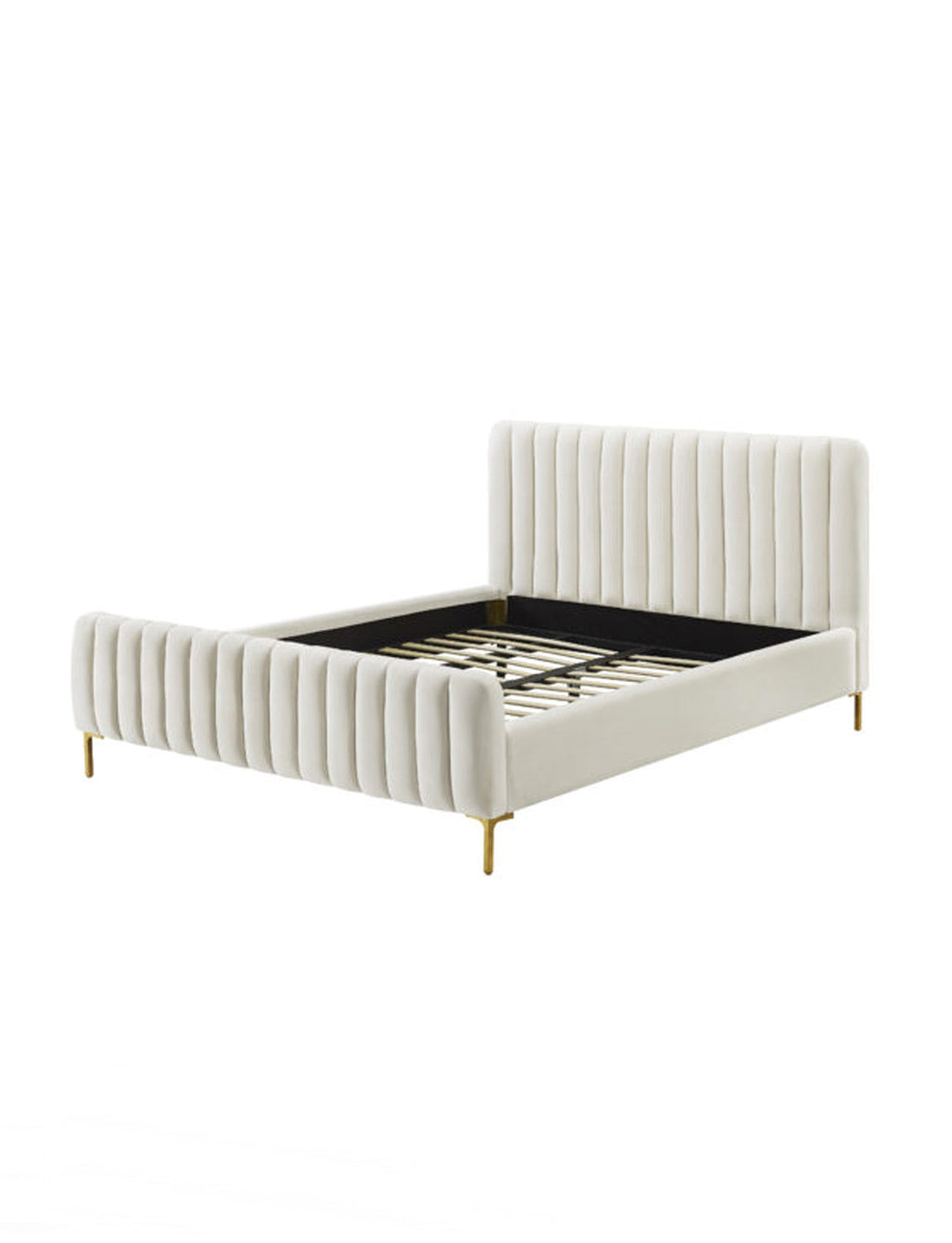 Alyssa Bed, cream