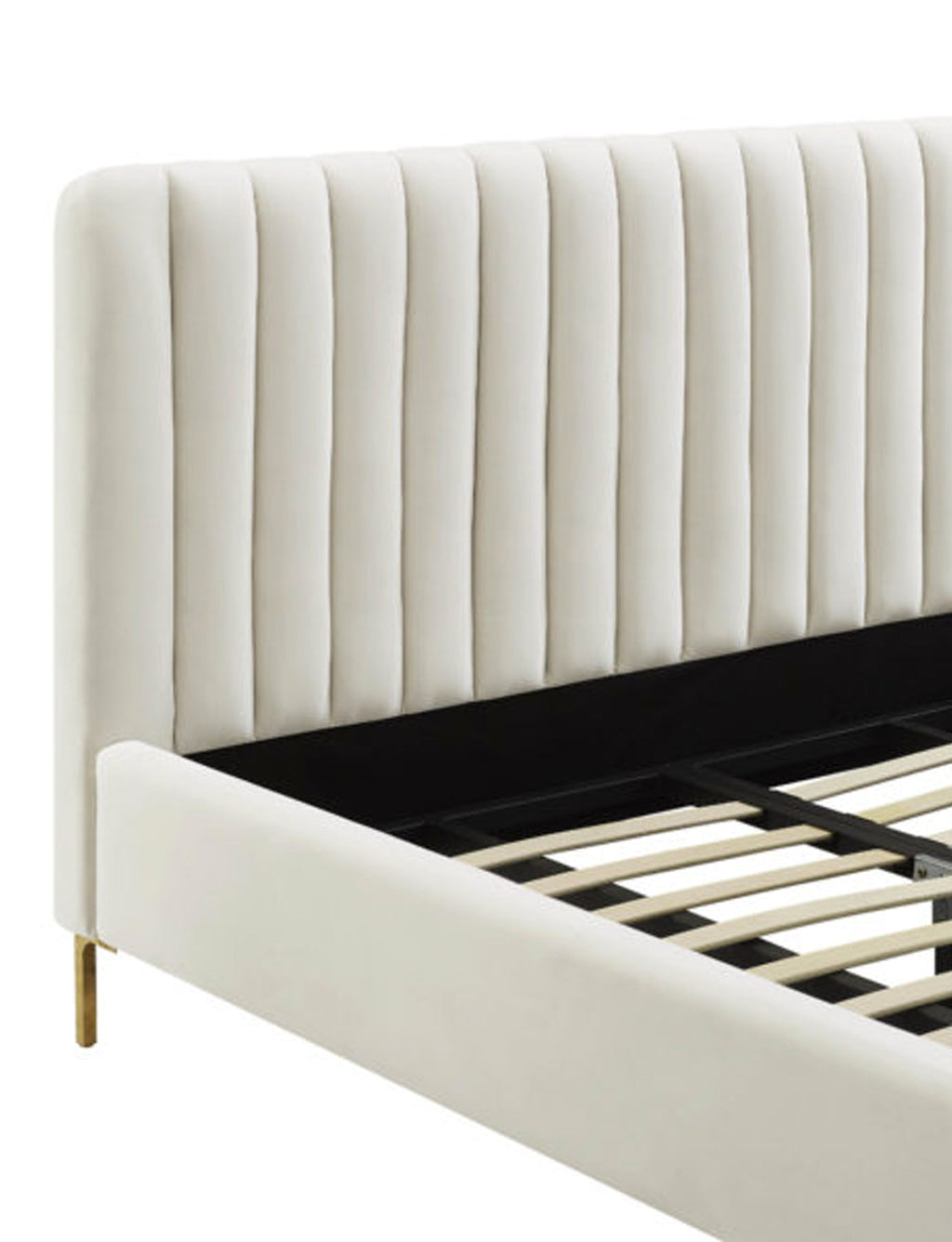 Alyssa Bed, cream
