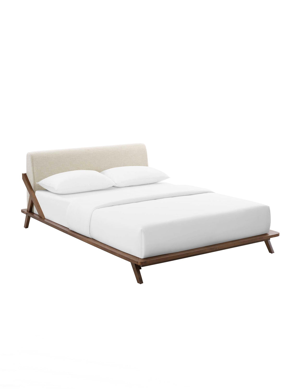 Luna Walnut Bed,queen