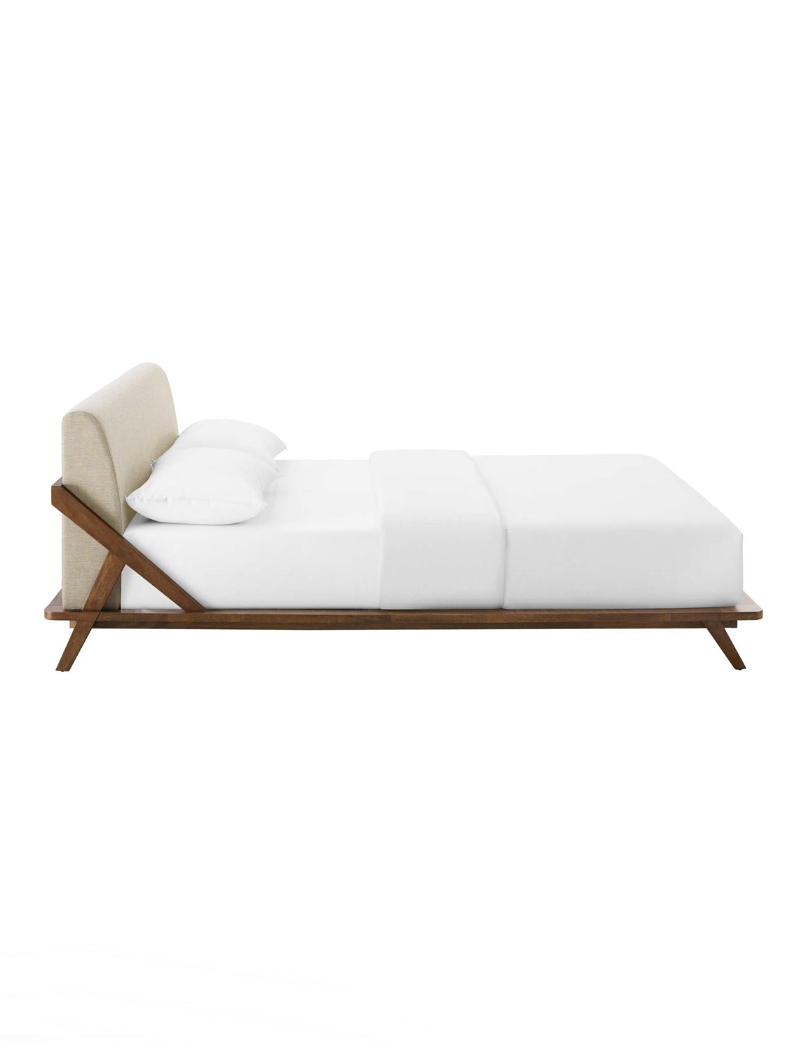 Luna Walnut Bed,queen