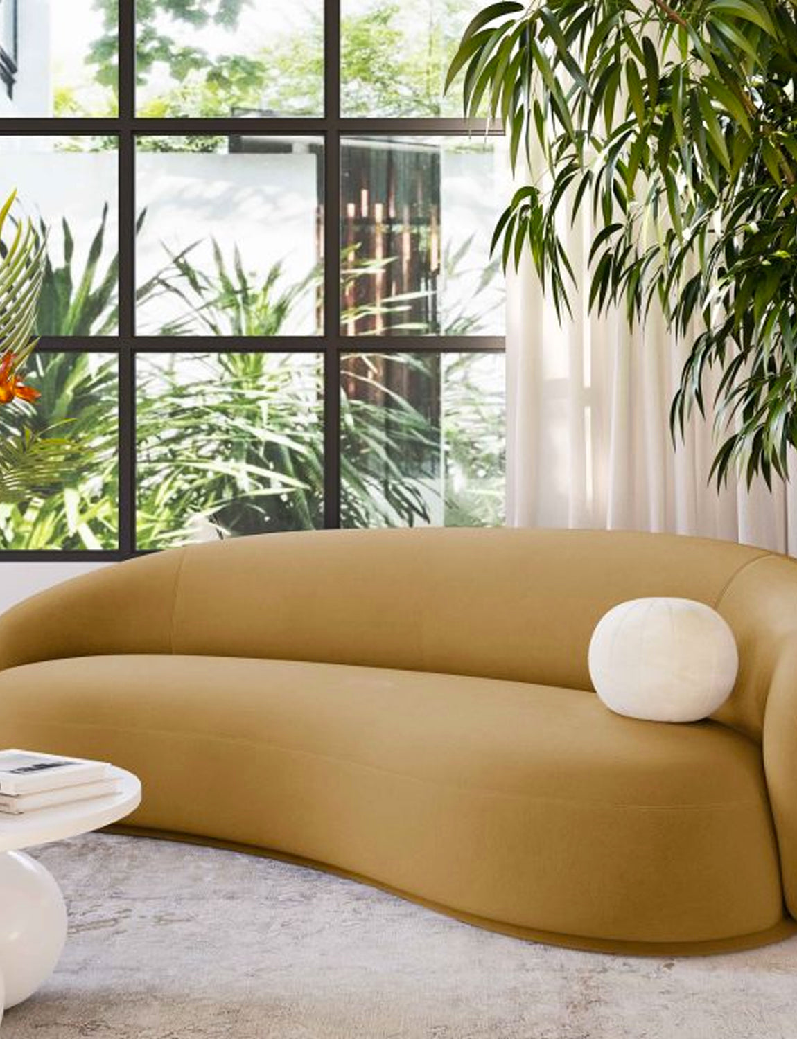 Bemyhalf Velvet Sofa