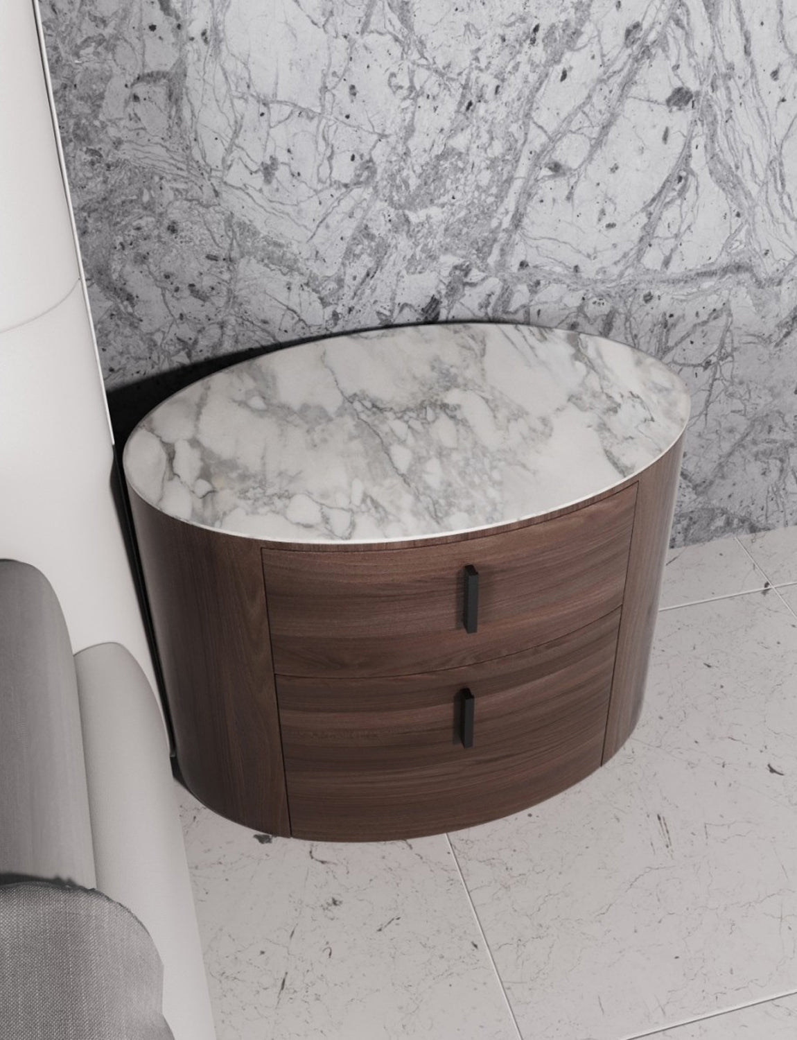 Charlie Oval Nightstand