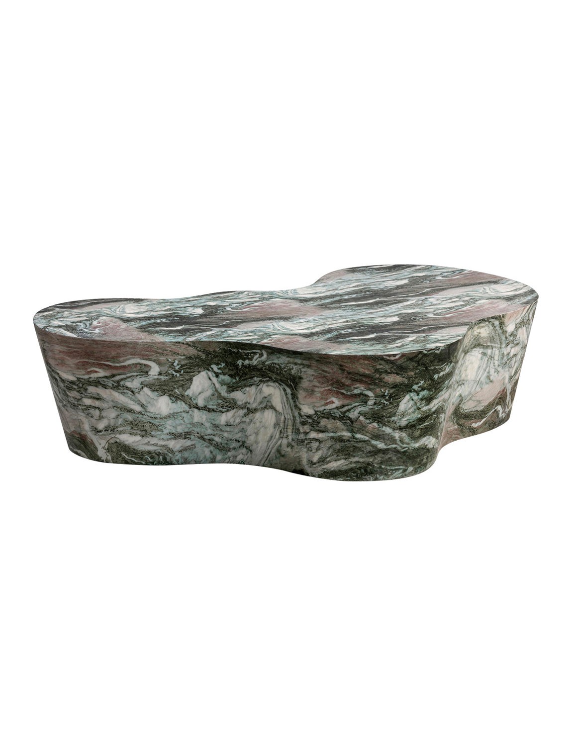 Arizona Grey/Blush Faux Marble Coffee Table