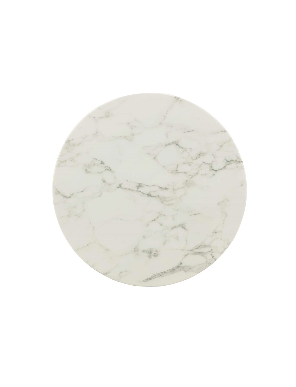 Lily Round Marble 36 Dining Table, white base