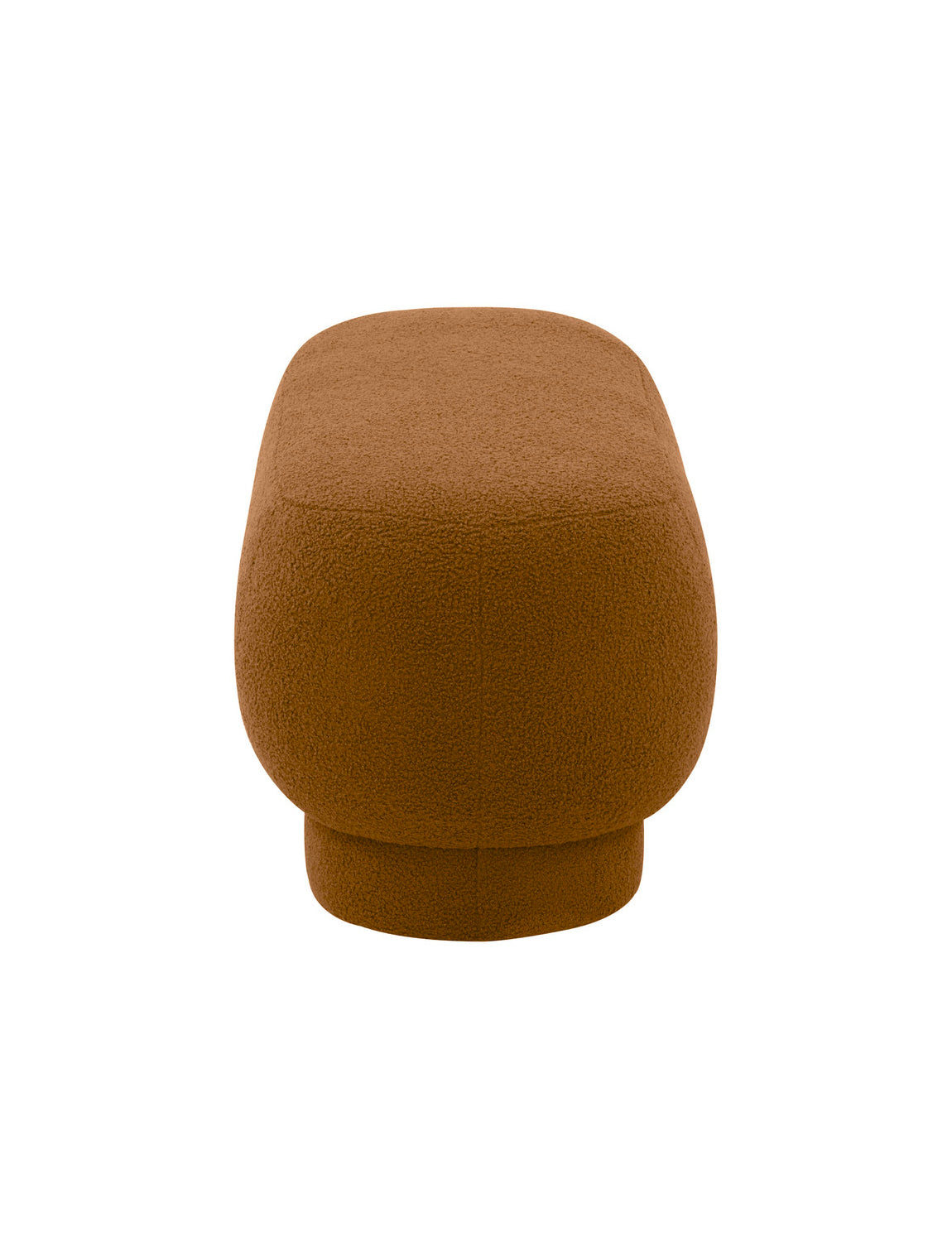 Bagel Vegan Shearling Ottoman