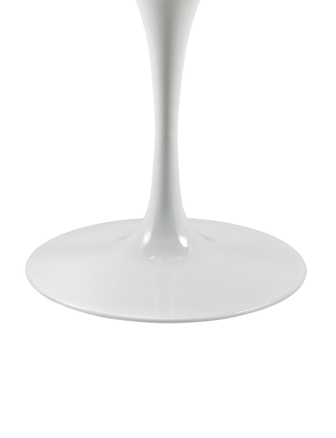 Lily Round Marble 28 Dining Table, white base